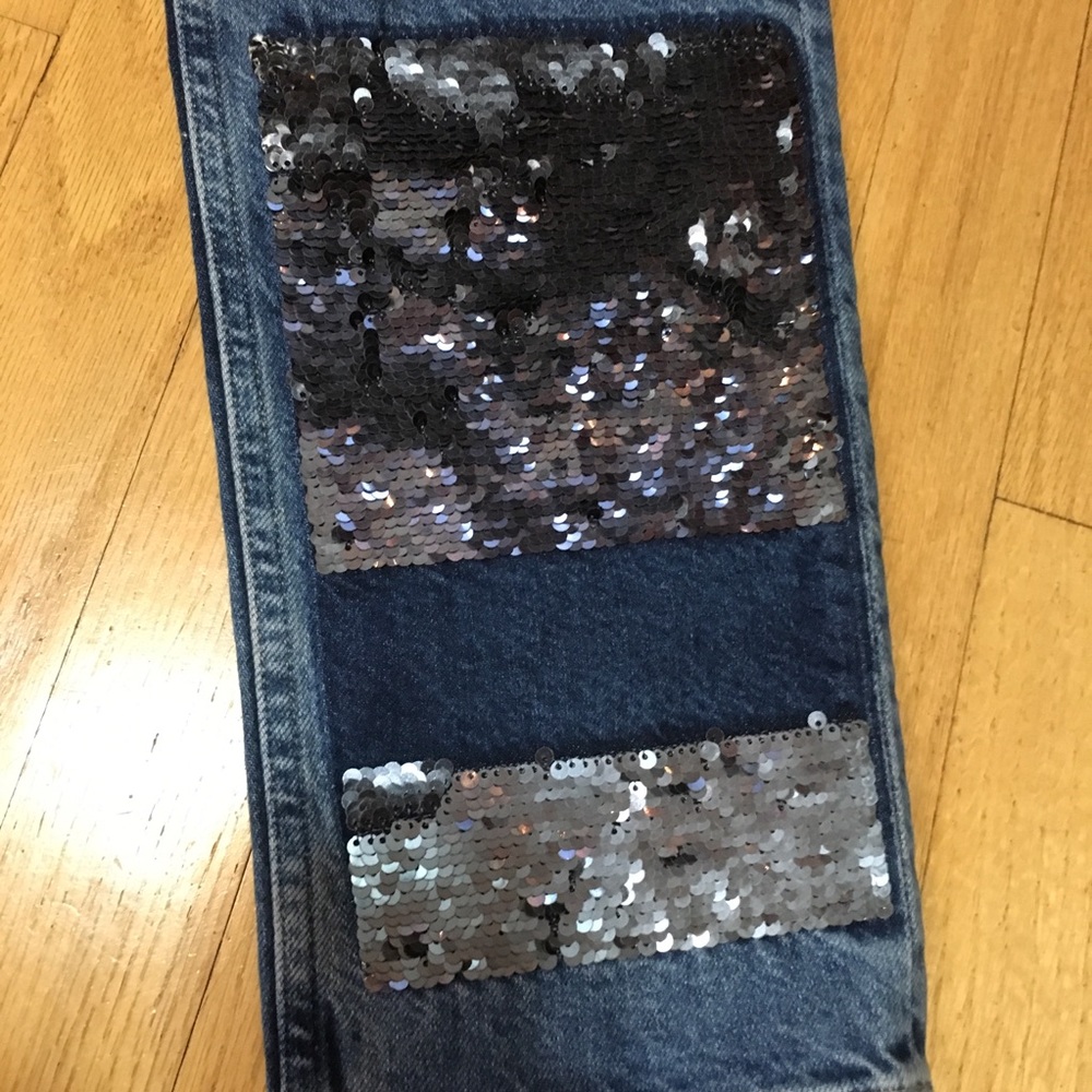 πHPπ ZARA Jeans With Sequin Embellishments - Picture 7 of 15